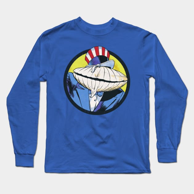 Uncle Clam Wants You! Long Sleeve T-Shirt by ThirteenthFloor